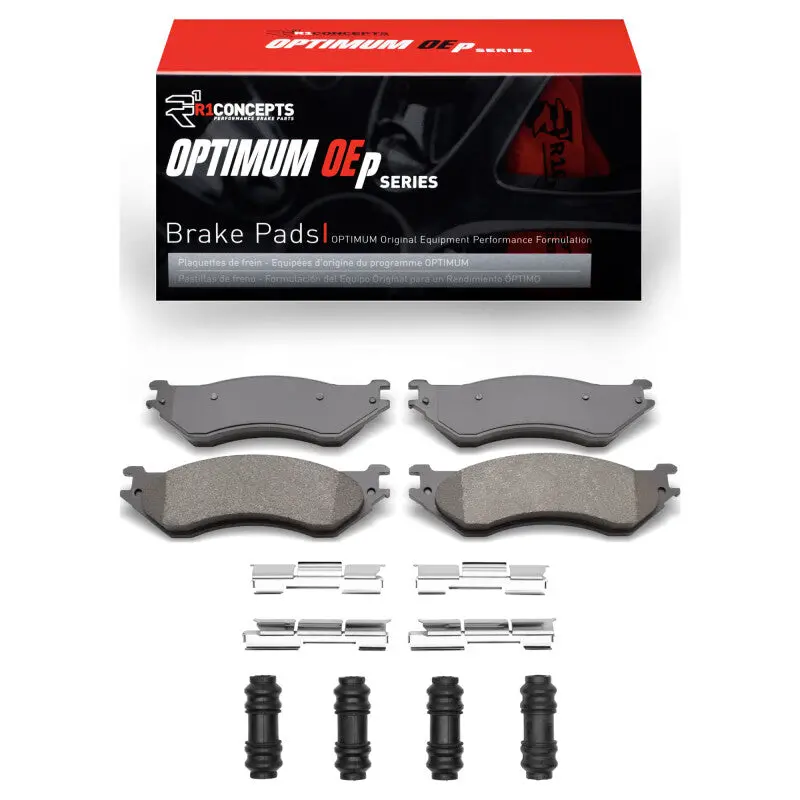 R1 00-08 Dodge Ram 4000 (Mexico) Rear Optimum Oe Pads & Hardware Kit 1