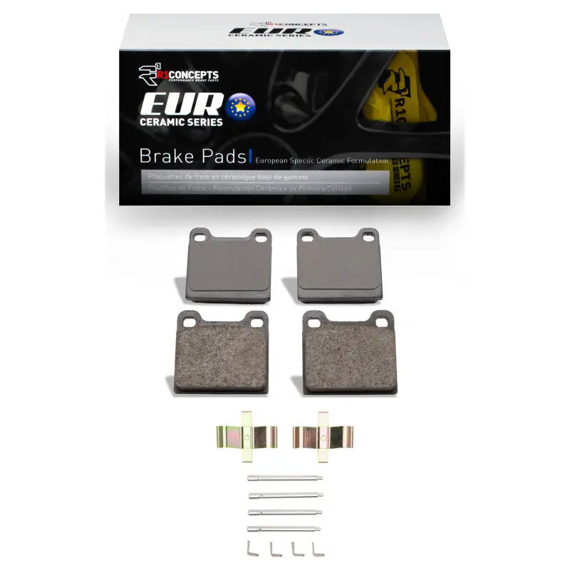 R1 1969-1983 Porsche 911 Rear R1 Euro Ceramic Pads & Hardware Kit 1