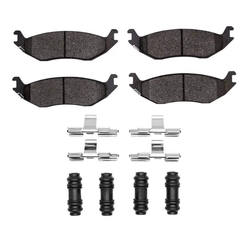 R1 2002-2024 Chrysler Aspen Rear Performance Off-Road/Tow Brake Pads & Hardware Kit 1