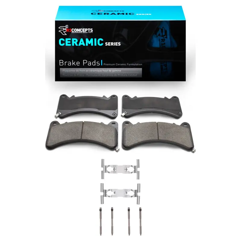 R1 2014-2025 Cadillac Escalade Front R1 Ceramic Pads & Hardware Kit 1