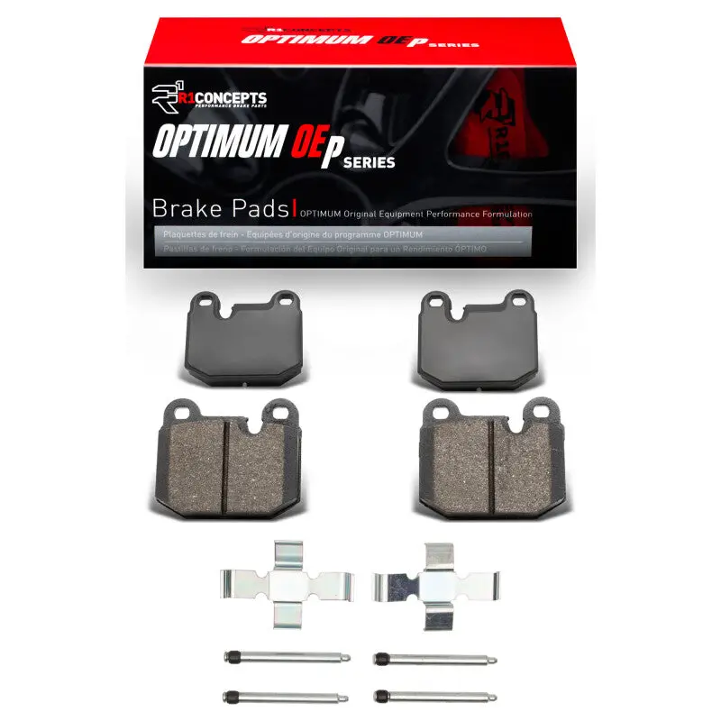 R1 77-83 Bmw 320I (Usa/Canada) Front Optimum Oe Pads & Hardware Kit 1