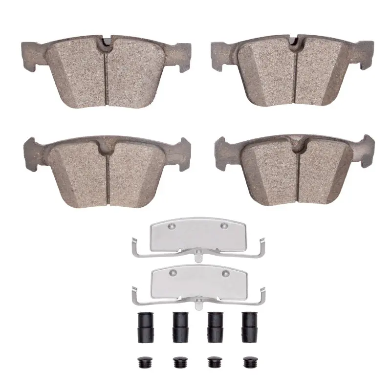 R1 07-14 Mercedes-Benz Cl65 Amg Rear Semi Met Pads & Hardware Kit 1