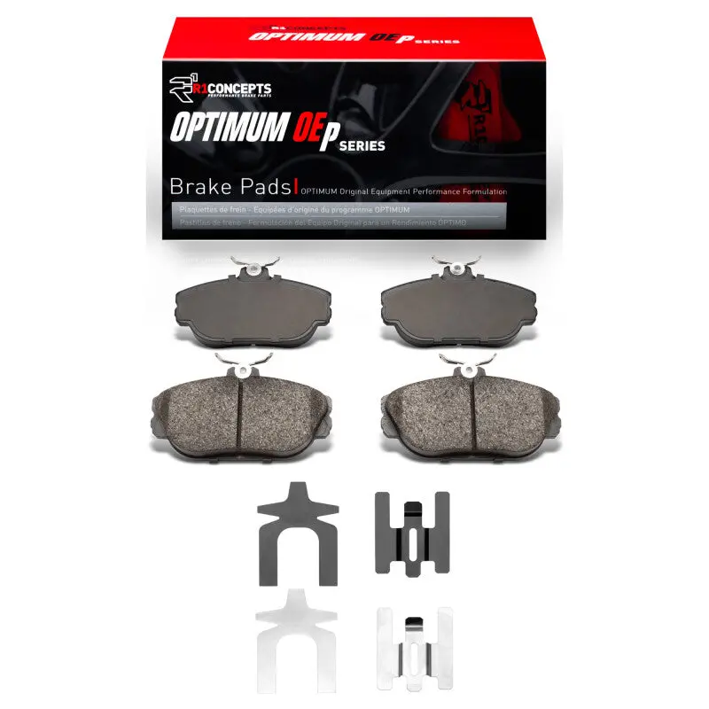 R1 93-00 Ford Taurus (Excl Sho) Front Optimum Oe Pads & Hardware Kit 1