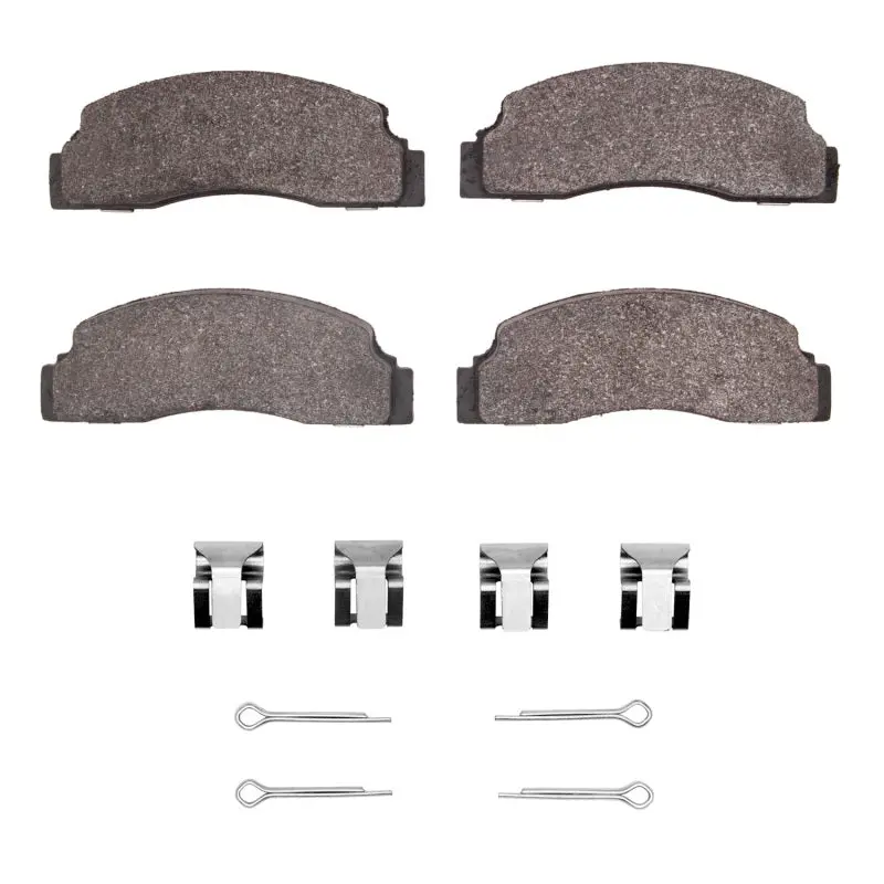 R1 78-80 Ford Fiesta (Usa/Canada) Front Semi Met Pads & Hardware Kit 1