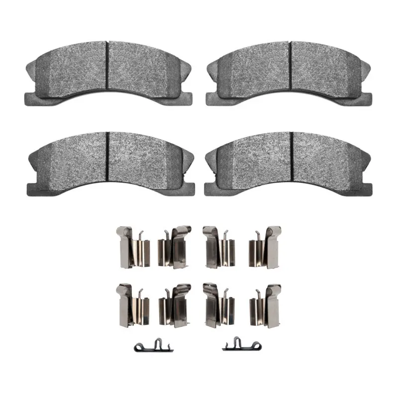 R1 99-04 Jeep Grand Cherokee Front Semi Met Pads & Hardware Kit 1