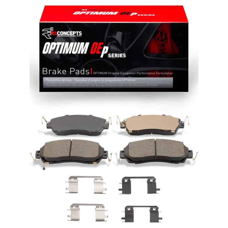 R1 23-25 Honda Cr-V Front Optimum Oe Pads & Hardware Kit 1