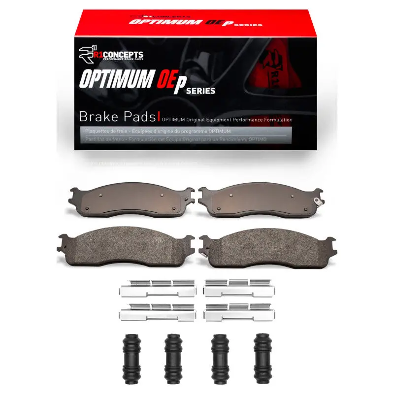 R1 03-08 Dodge Ram 4000 (Mexico) Front Optimum Oe Pads & Hardware Kit 1