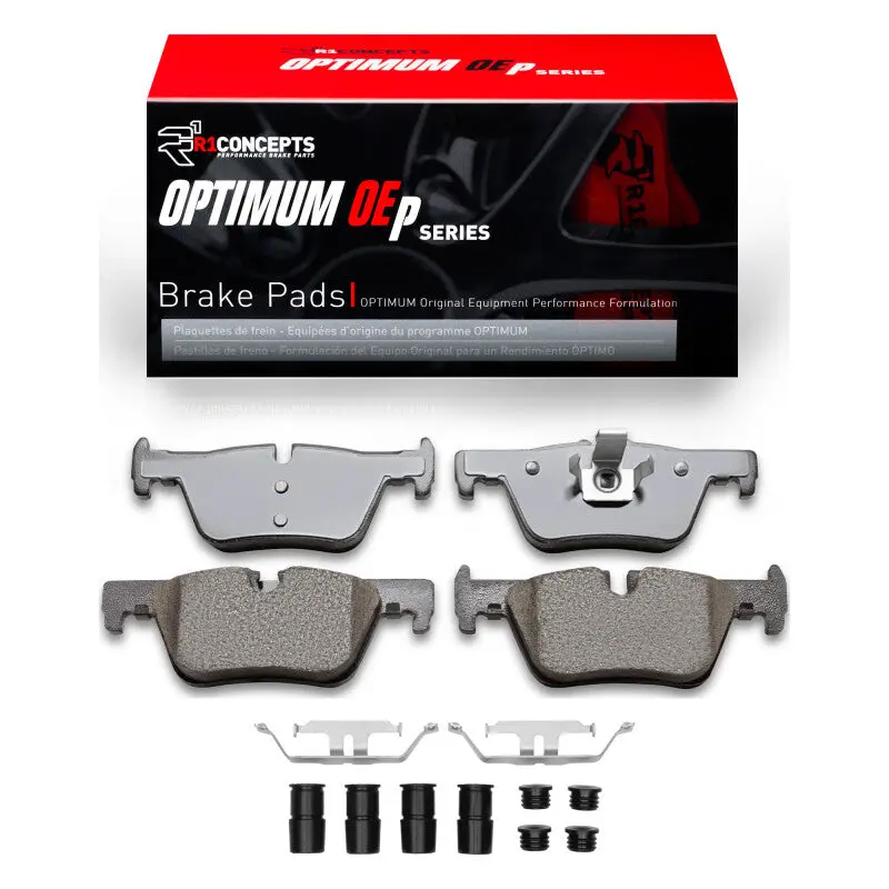 R1 12-21 Bmw 228I Xdrive Rear Optimum Oe Pads & Hardware Kit 1