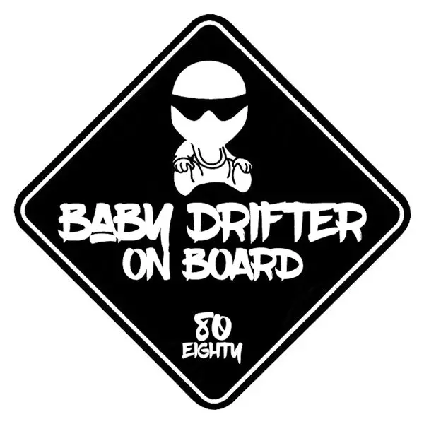 80Eighty® Baby On Board Sticker 1