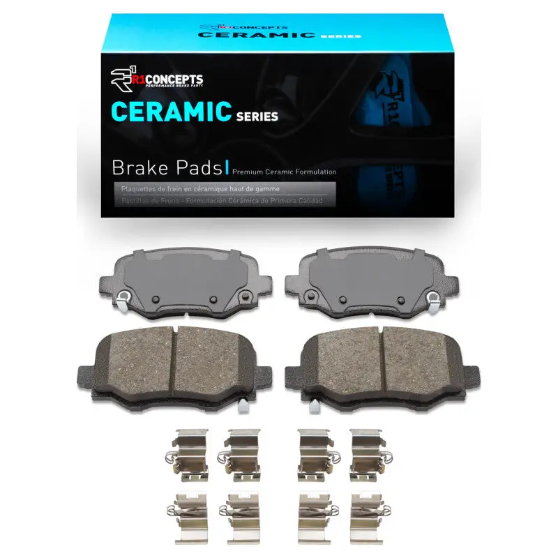 R1 2014-2023 Chrysler 200 Rear R1 Ceramic Pads & Hardware Kit 1