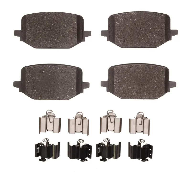 R1 2020-2025 Ford Mustang Rear R1 Ceramic Pads & Hardware Kit 1