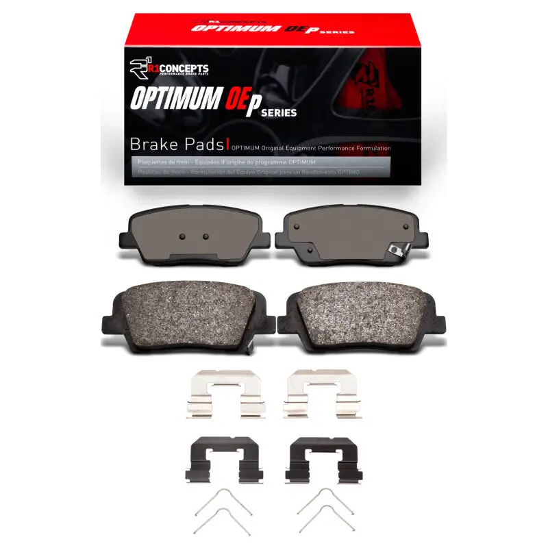R1 2018-2023 Genesis G70 Rear R1 Optimum Oe Pads & Hardware Kit 1