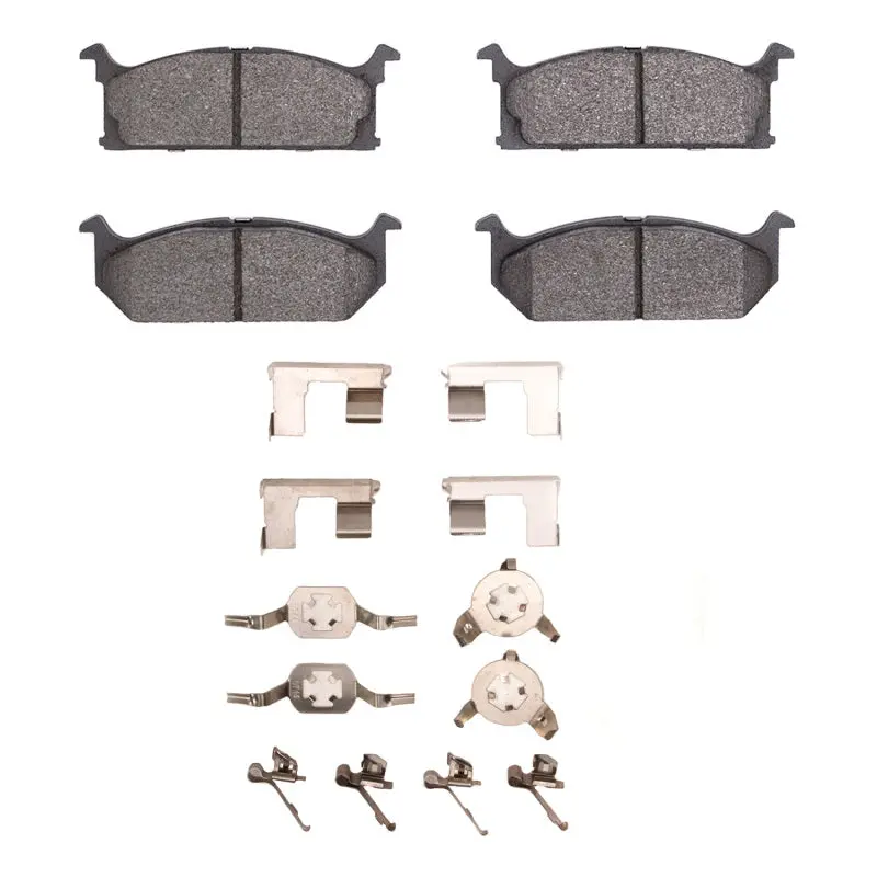 R1 85-88 Chevrolet Sprint Front Semi Met Pads & Hardware Kit 1