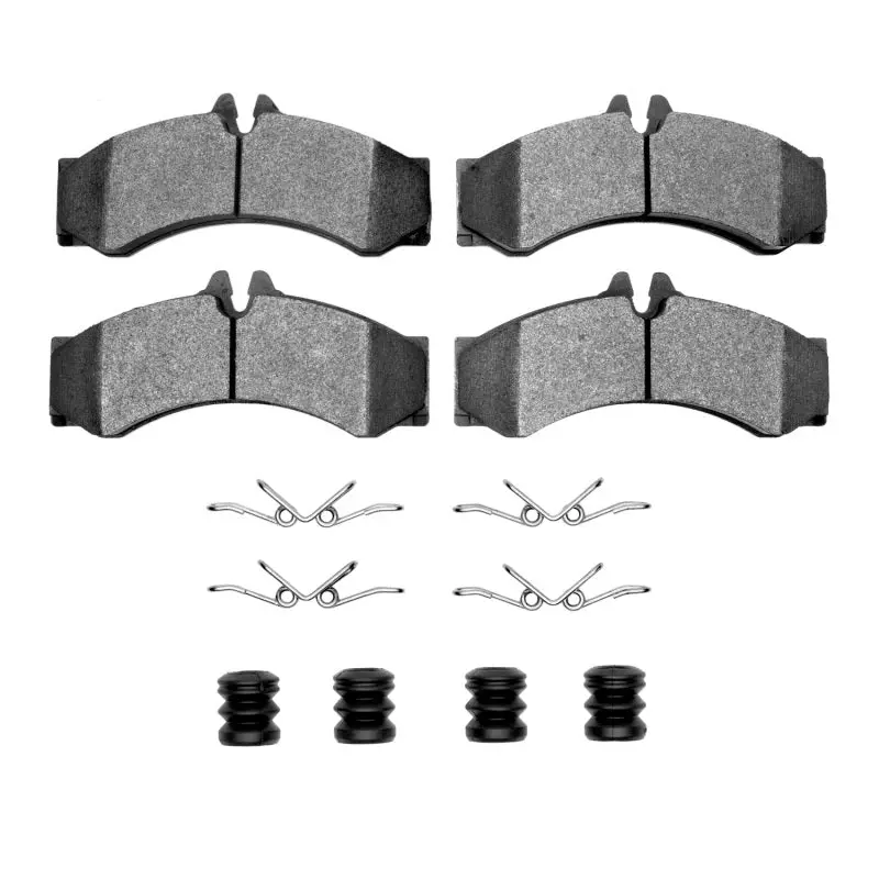 R1 02-06 Dodge Sprinter 3500 Front/Rear Semi Met Pads & Hardware Kit 1