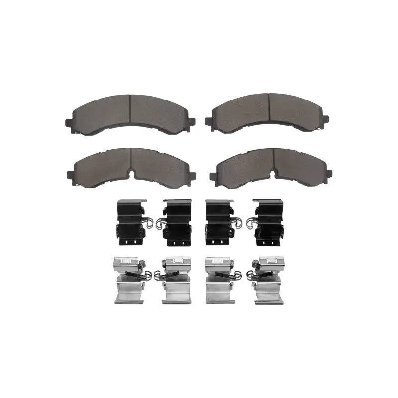 R1 22-26 Brightdrop Zevo 400 Front Optimum Oe Pads & Hardware Kit 1