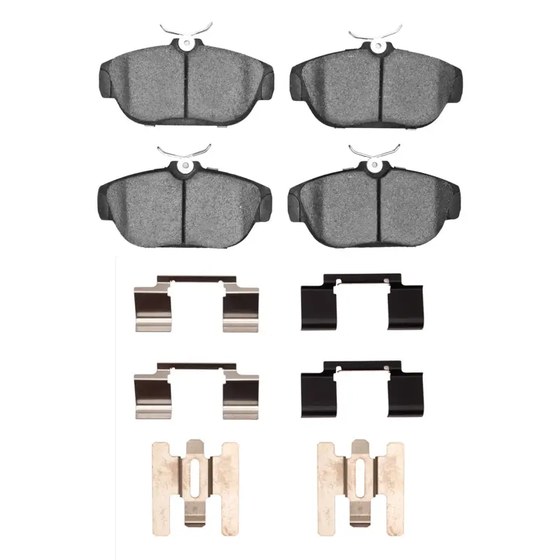 R1 91-98 Volvo S90 Front Euro Ceramic Brake Pads And Hardware Kit 1