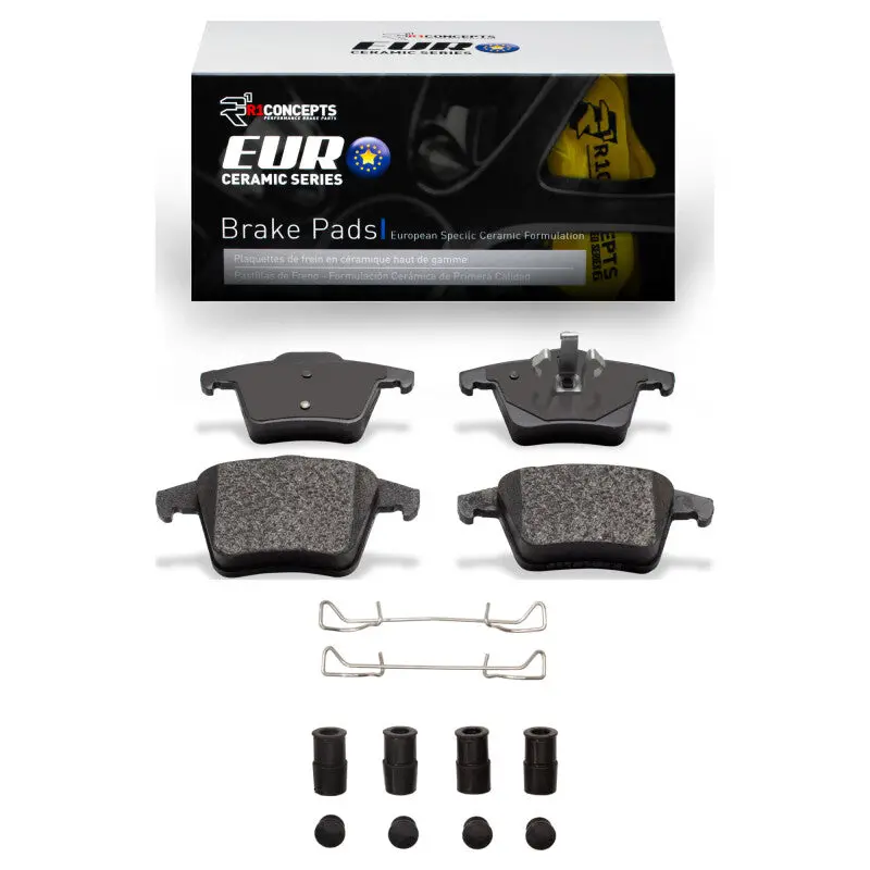 R1 03-14 Volvo Xc90 Rear Euro Ceramic Pads & Hardware Kit 1