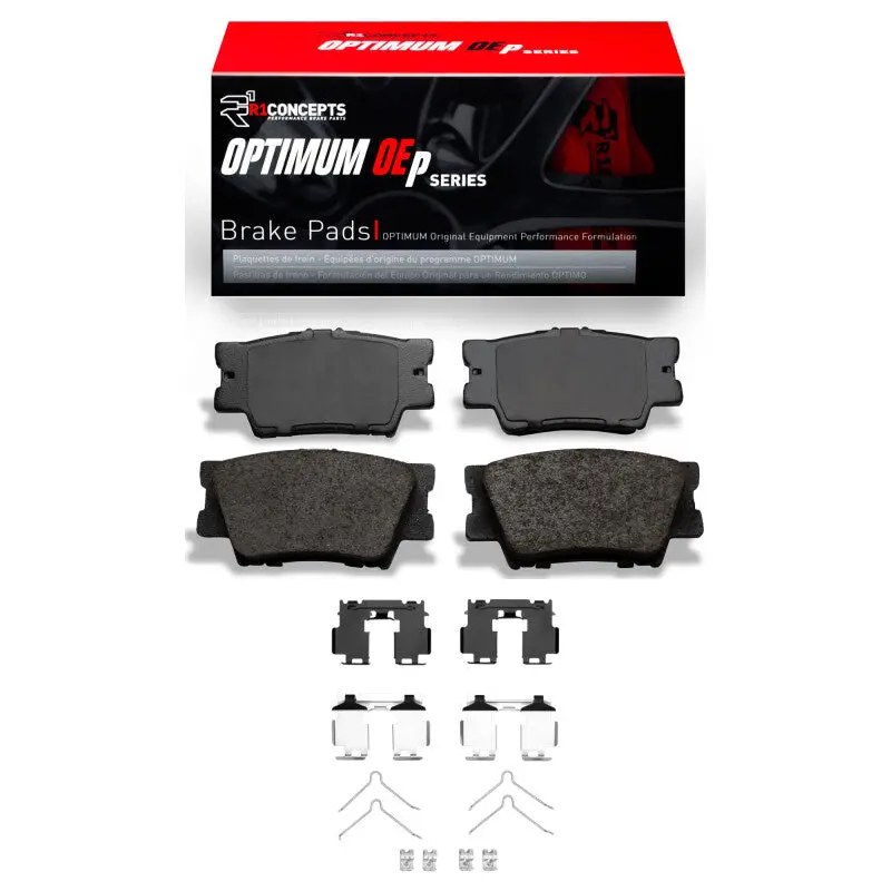 R1 2006-2018 Lexus Hs250h Rear R1 Optimum Oe Pads & Hardware Kit 1