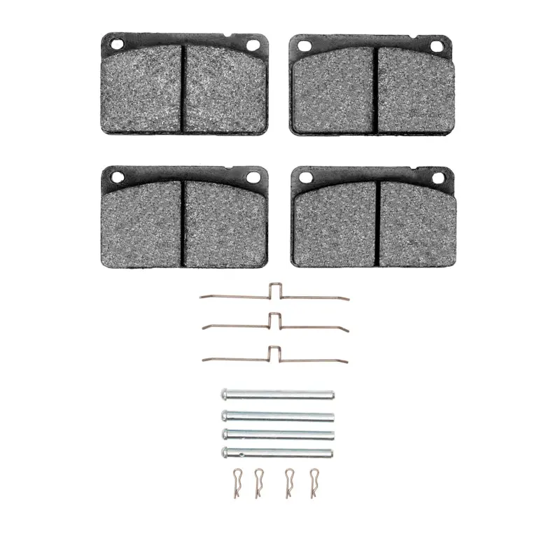 R1 67-87 Volvo Gle Front Semi Met Pads & Hardware Kit 1