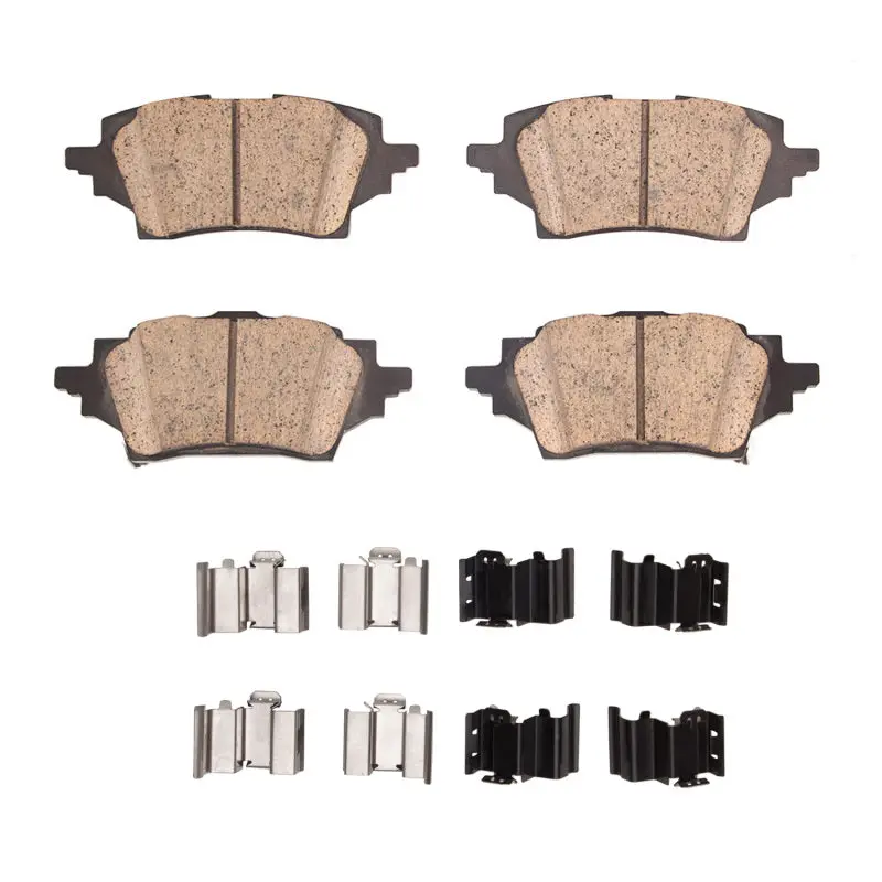 R1 18-22 Toyota C-Hr Rear Ceramic Pads & Hardware Kit 1