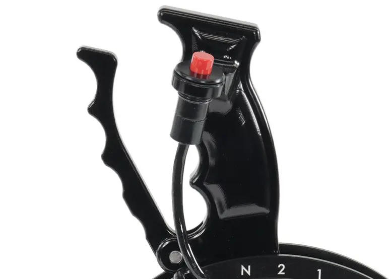 Operator Button Billet Grip Insert Set Black 16-144-04 (Button Not Included) 1