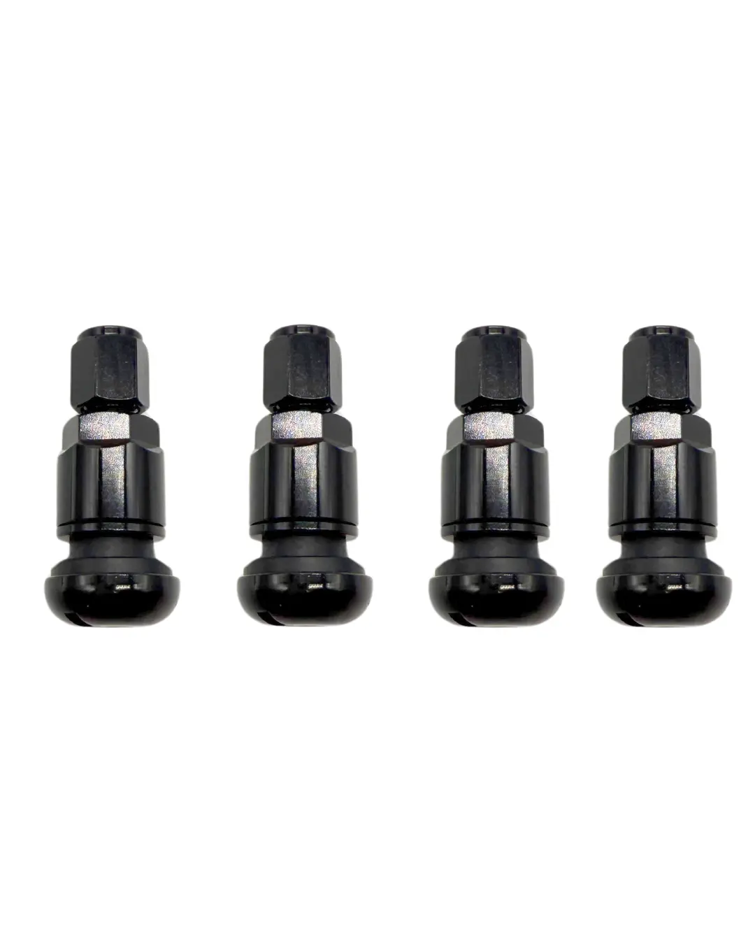 Cosmis Wheels Short Valve Stems Black (Set Of 4) 1