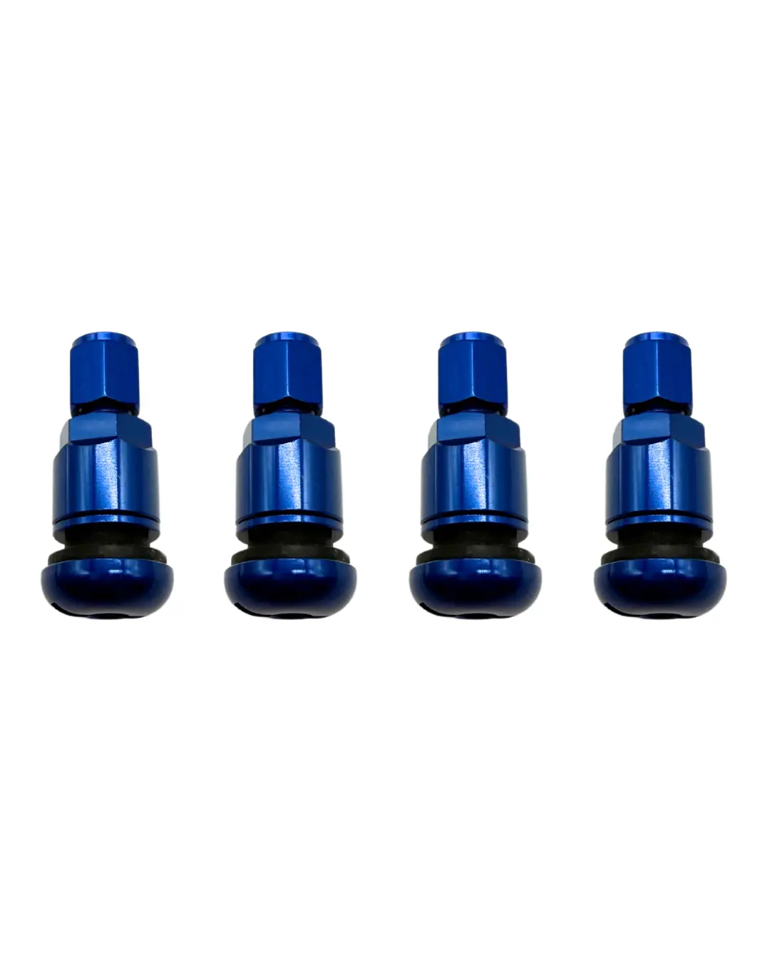 Cosmis Wheels Short Valve Stems Blue (Set Of 4) 1
