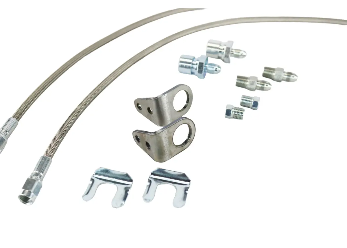 Front Brake Plumbing Kit For Aftermarket Brake Calipers 1