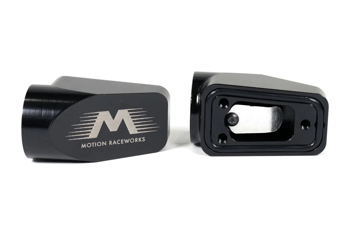 Motion Raceworks Billet Valve Cover Breathers Black Anodized (Pair) 1