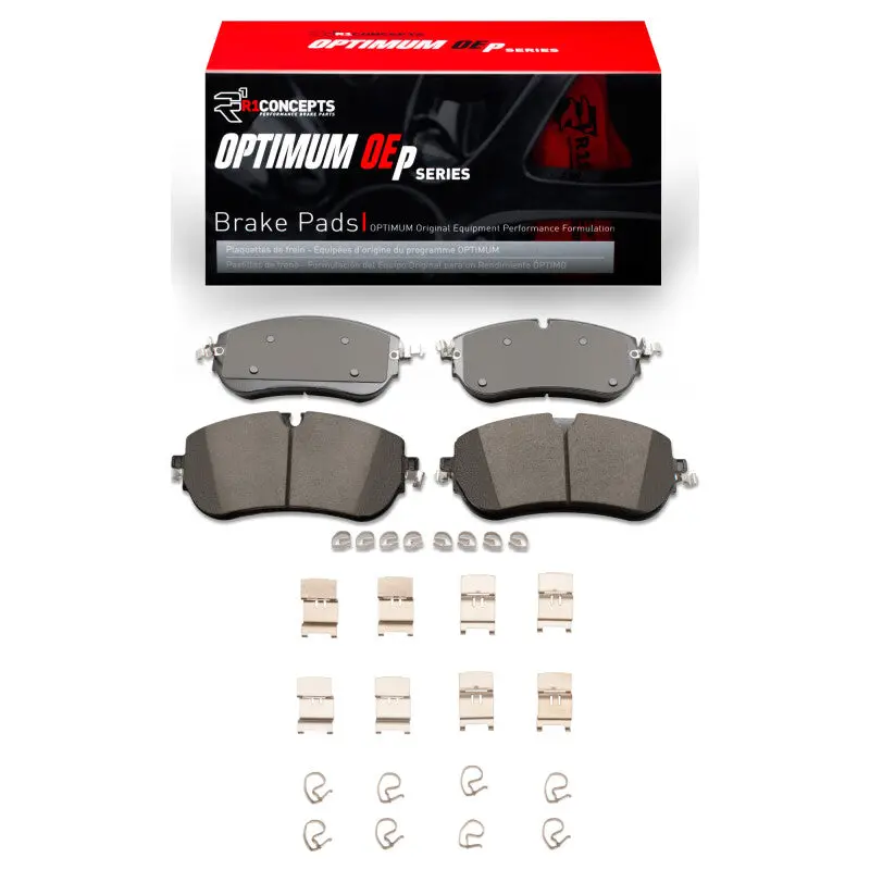 R1 2021-2024 Jaguar E-Pace Front R1 Optimum Oe Pads & Hardware Kit 1