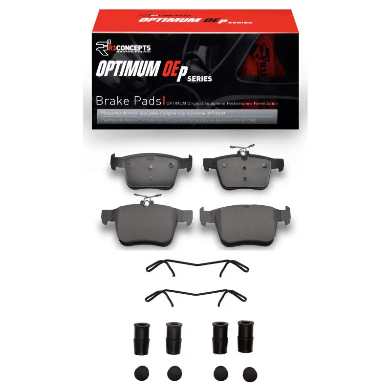 R1 17-19 Volkswagen E-Golf Rear Optimum Oe Pads & Hardware Kit 1