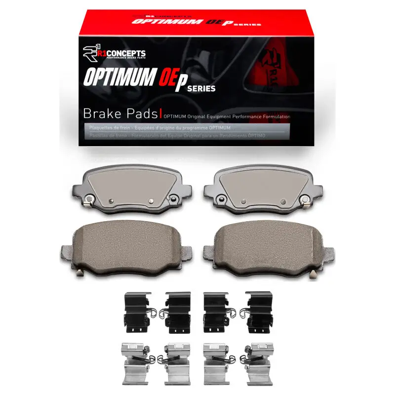 R1 2014-2023 Chrysler 200 Rear R1 Optimum Oe Pads & Hardware Kit 1