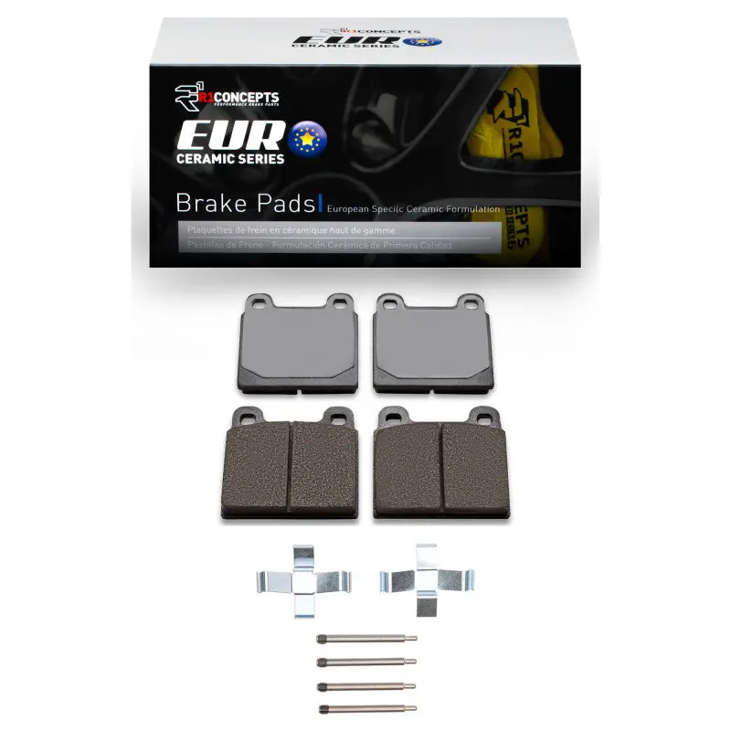 R1 75-85 Ferrari 308 Gts Front Euro Ceramic Pads & Hardware Kit 1