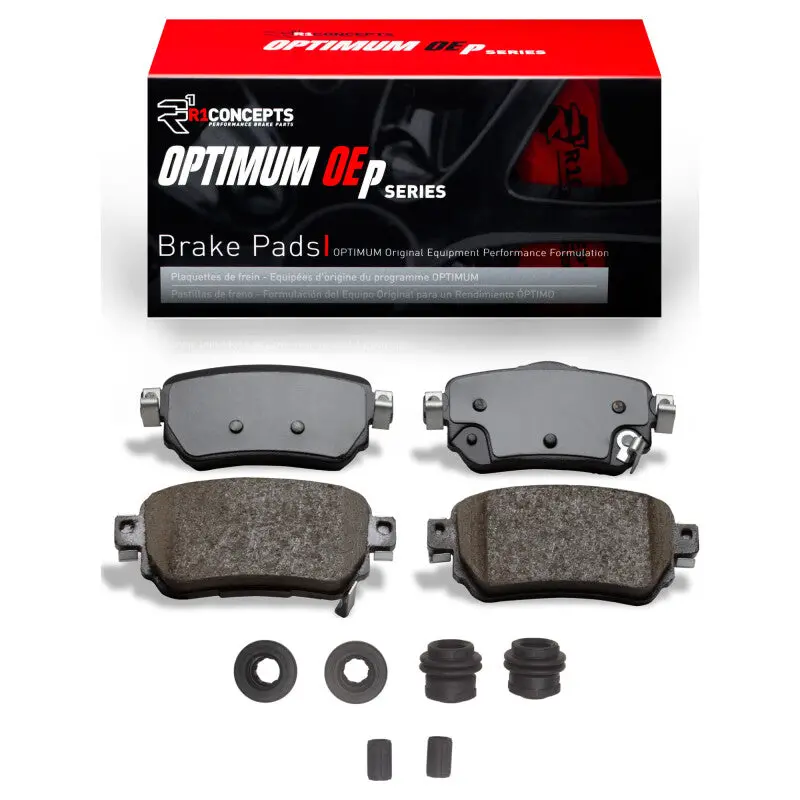 R1 17-25 Nissan Qashqai (Canada) Rear Optimum Oe Pads & Hardware Kit 1