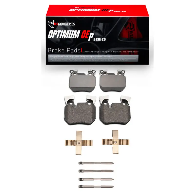 R1 06-13 Bmw 135Is Rear Optimum Oe Pads & Hardware Kit 1