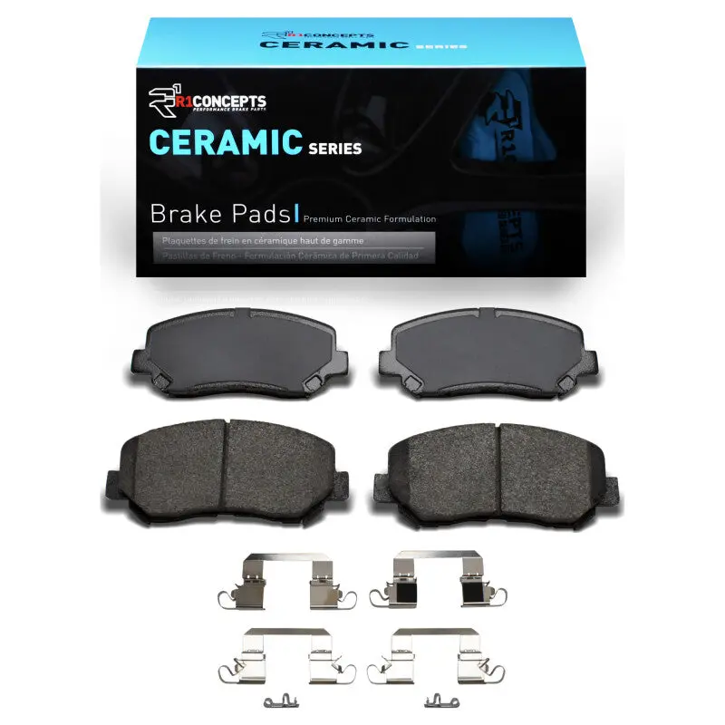 R1 16-17 Chrysler 200 Front Ceramic Pads & Hardware Kit 1