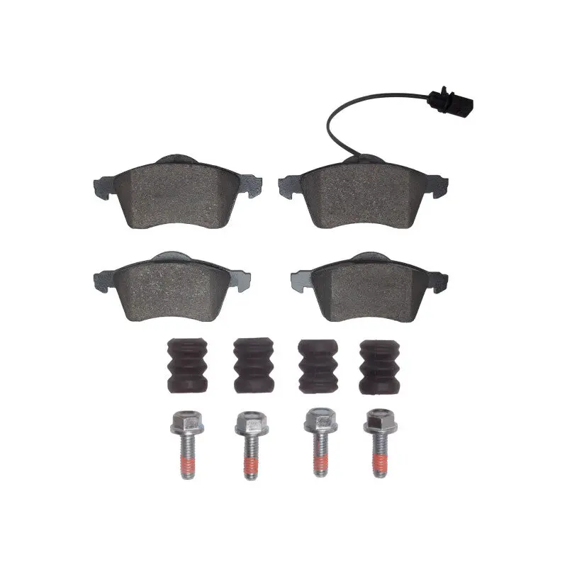 R1 00-00 Volkswagen Eurovan Front Semi Met Pads & Hardware Kit 1