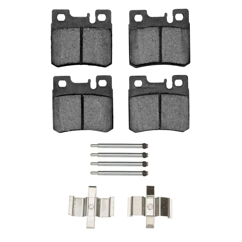 R1 92-95 Mercedes-Benz E420 Rear Semi Met Pads & Hardware Kit 1