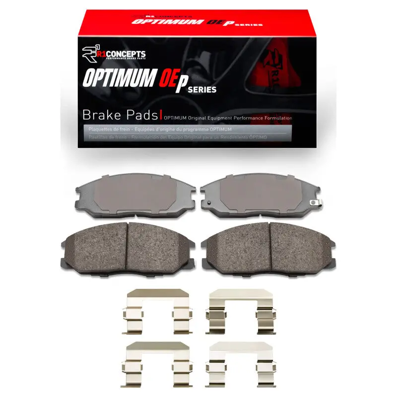 R1 01-09 Hyundai Santa Fe Front Optimum Oe Pads & Hardware Kit 1