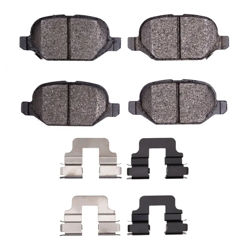 R1 2009-2019 Fiat 500 (Mexico) Rear R1 Ceramic Pads & Hardware Kit 1