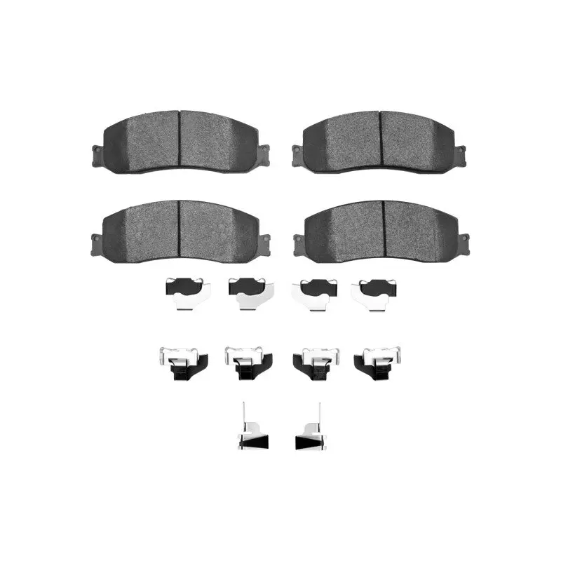 R1 10-12 Ford F-250 2Wd (Super Duty) Front Ceramic Pads & Hardware Kit 1