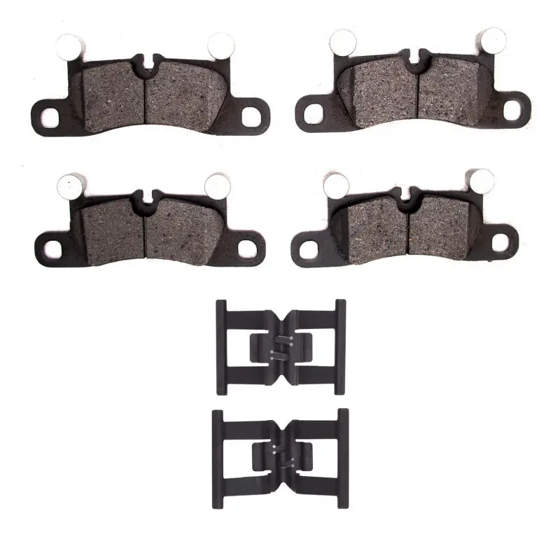 R1 12-23 Porsche 911 Rear Semi Met Pads & Hardware Kit 1