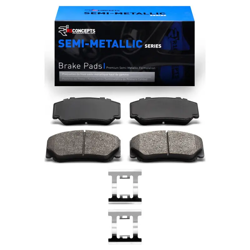 R1 82-87 Volvo 780 Front Semi Met Pads & Hardware Kit 1