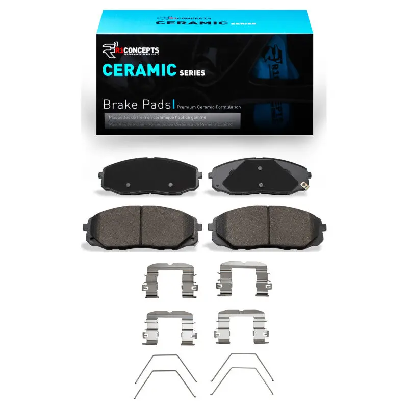 R1 15-21 Kia Sedona Front Ceramic Pads & Hardware Kit 1