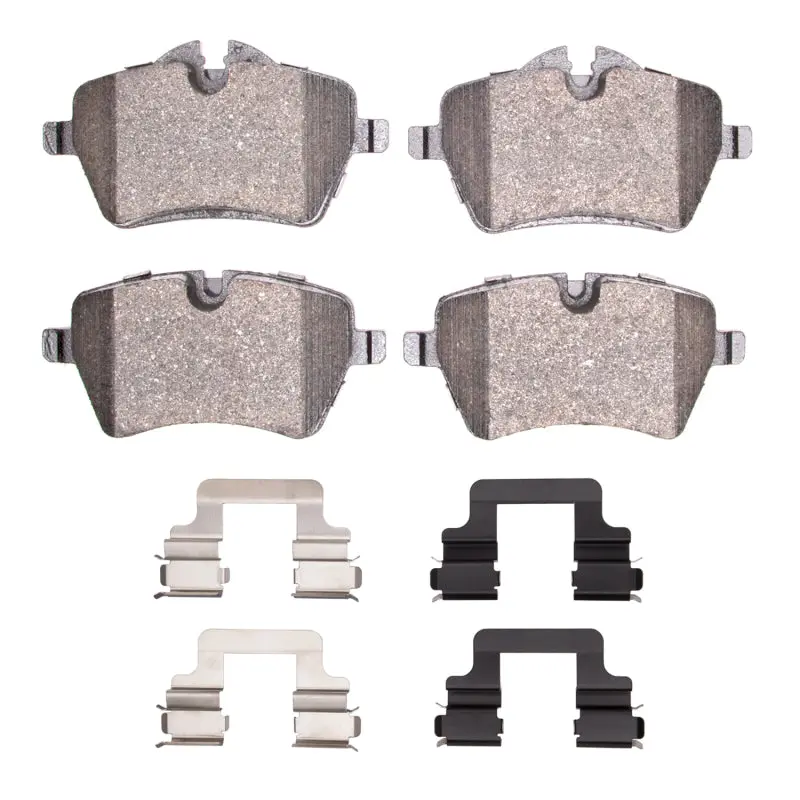 R1 2002-2016 Mini Cooper Clubman Front R1 Euro Ceramic Pads & Hardware Kit 1