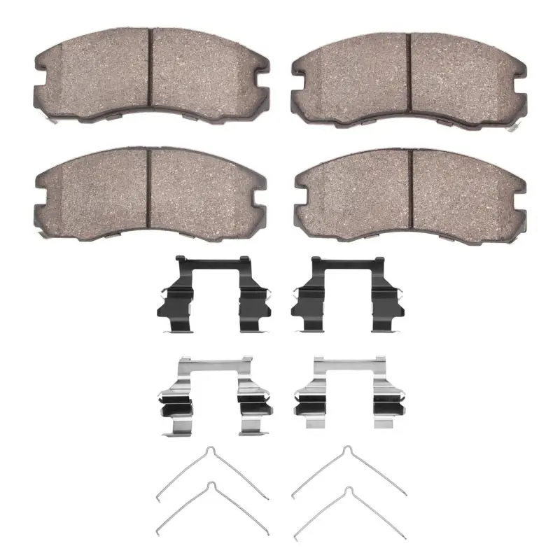 R1 88-89 Toyota Celica Front Semi Met Pads & Hardware Kit 1