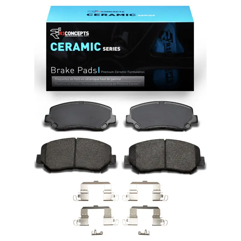 R1 13-16 Chrysler 200 Front Ceramic Brake Pads & Hardware Kit 1