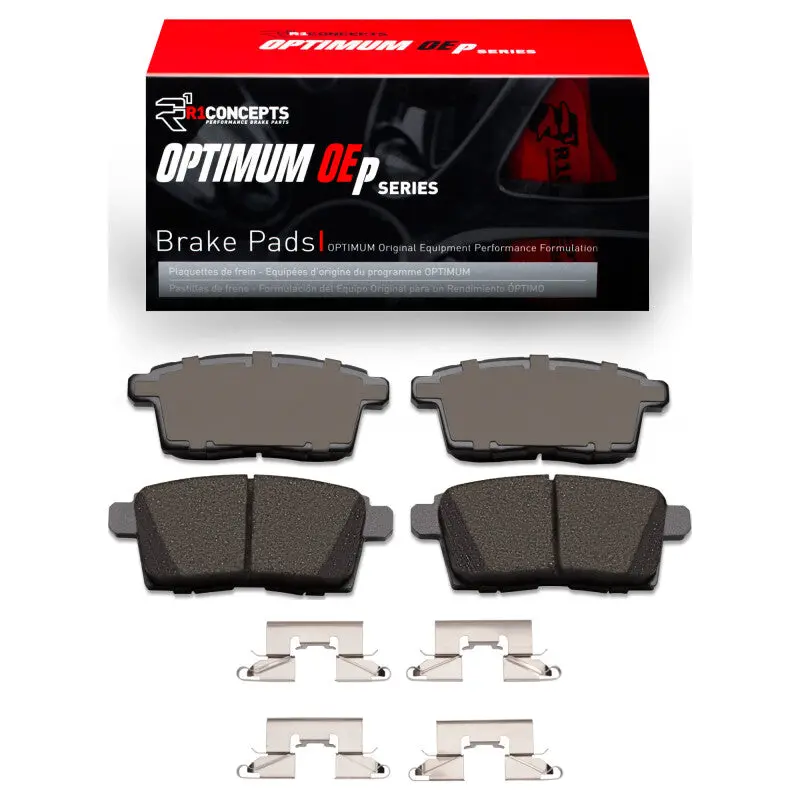 R1 07-15 Ford Edge Rear Optimum Oe Pads & Hardware Kit 1