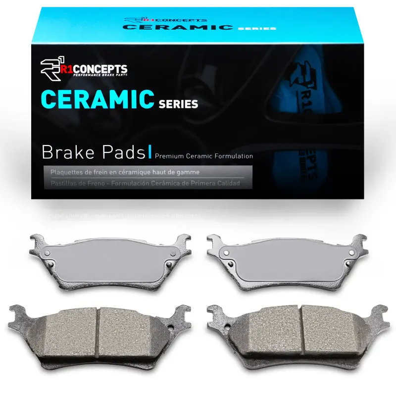 R1 12-20 Ford F-150 Rwd Rear R1 Ceramic Brake Pads 1