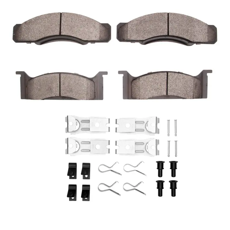 R1 1968-1972 Ford Galaxie 500 Front R1 Semi Met Pads & Hardware Kit 1